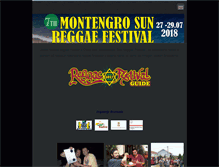 Tablet Screenshot of montenegrosunreggaefest.webnode.com