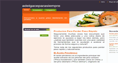 Desktop Screenshot of adelgaceparasiempre.webnode.es