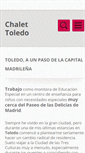 Mobile Screenshot of chalettoledo.webnode.es