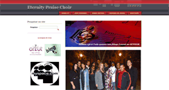 Desktop Screenshot of eternitypraisechoir.webnode.com