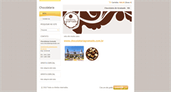 Desktop Screenshot of chocolatariagramado.webnode.com.br