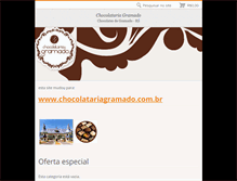 Tablet Screenshot of chocolatariagramado.webnode.com.br