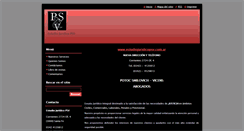 Desktop Screenshot of estudiojuridicopsv.webnode.com.ar