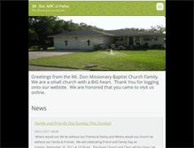Tablet Screenshot of mtzion.webnode.com