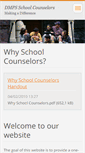 Mobile Screenshot of dmpsschoolcounselors.webnode.com