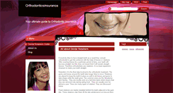 Desktop Screenshot of orthodonticsinsuranceguide.webnode.com