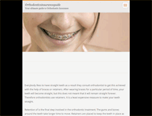 Tablet Screenshot of orthodonticsinsuranceguide.webnode.com