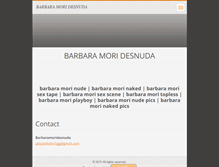 Tablet Screenshot of barbaramoridesnuda.webnode.com