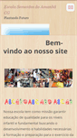 Mobile Screenshot of escolasementesdoamanhacg.webnode.com.br