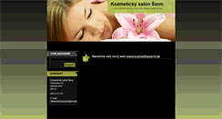 Desktop Screenshot of kozmetika-sarm.webnode.sk