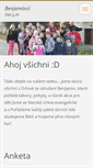 Mobile Screenshot of benjaminci.webnode.cz