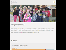 Tablet Screenshot of benjaminci.webnode.cz