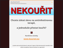 Tablet Screenshot of nekourit.webnode.cz