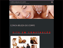 Tablet Screenshot of clinicabelezadocorpo.webnode.com.br