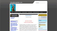 Desktop Screenshot of infeccaohospitalar.webnode.com.br