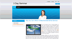 Desktop Screenshot of 3dayseminar.webnode.com