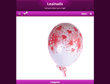 Tablet Screenshot of lealnails.webnode.pt