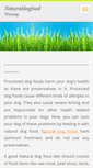 Mobile Screenshot of naturaldogfood.webnode.com