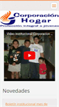 Mobile Screenshot of corporacionhogar.webnode.com.co