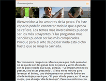 Tablet Screenshot of pescaresmipasion.webnode.es