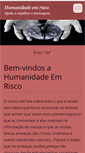 Mobile Screenshot of humanidade-em-risco.webnode.pt