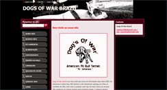 Desktop Screenshot of dogsofwarbrazil.webnode.com.br