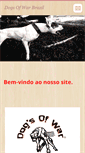 Mobile Screenshot of dogsofwarbrazil.webnode.com.br