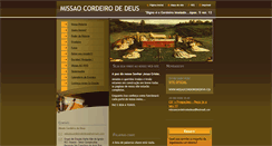 Desktop Screenshot of missaocordeirodedeus.webnode.com