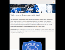 Tablet Screenshot of portsmouthutd.webnode.com