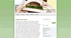 Desktop Screenshot of budgetlandscaping.webnode.com