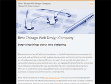 Tablet Screenshot of bestwebdesignchicago.webnode.com
