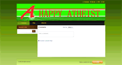 Desktop Screenshot of ahappyatheist.webnode.com