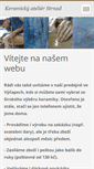 Mobile Screenshot of keramika-strnad.webnode.cz