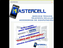Tablet Screenshot of mastercell.webnode.es