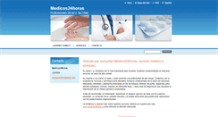 Desktop Screenshot of medicos24horas.webnode.cl