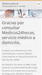 Mobile Screenshot of medicos24horas.webnode.cl