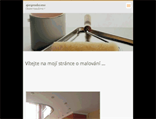 Tablet Screenshot of ajevymalovano.webnode.cz