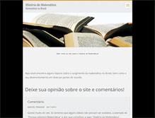 Tablet Screenshot of historiadamatematica.webnode.com