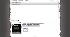 Desktop Screenshot of privat-daniela.webnode.cz