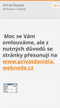Mobile Screenshot of privat-daniela.webnode.cz