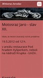 Mobile Screenshot of motosraz-jaroslav.webnode.cz