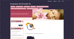 Desktop Screenshot of exclusiveartexotic.webnode.com