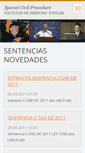 Mobile Screenshot of procedimientocivilespecial.webnode.es