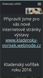 Mobile Screenshot of kladenskyvorisek.webnode.cz