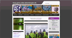 Desktop Screenshot of americafcplanalto.webnode.com.br