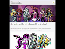 Tablet Screenshot of clubemonsterhigh.webnode.com