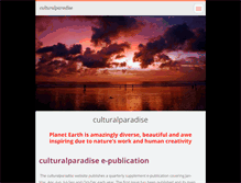 Tablet Screenshot of culturalparadise.webnode.com