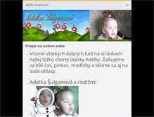 Tablet Screenshot of adelkasulgan.webnode.sk