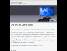 Tablet Screenshot of cyberlandcomputers.webnode.com