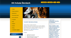 Desktop Screenshot of kk-hvezda-sternberk.webnode.cz